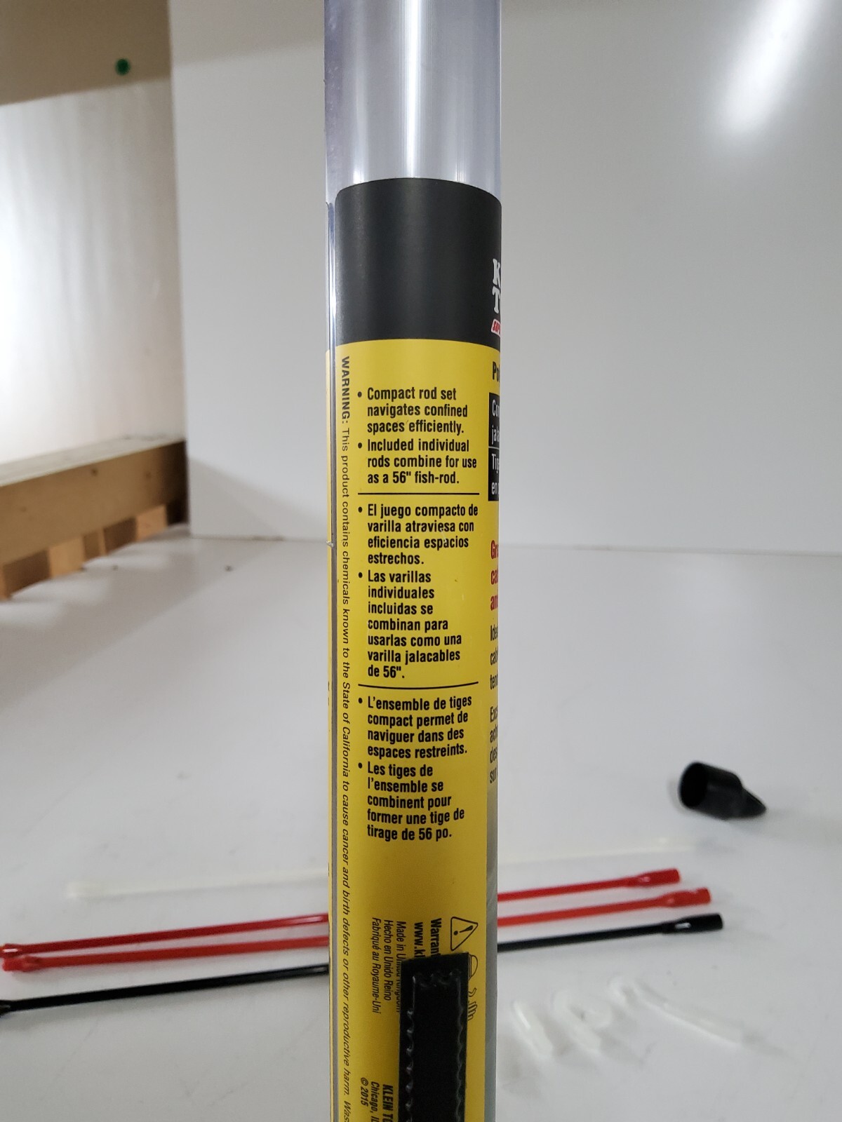 Klein Tools SRS56038 Polymer Fish Rod Set Glow-in-The-Dark