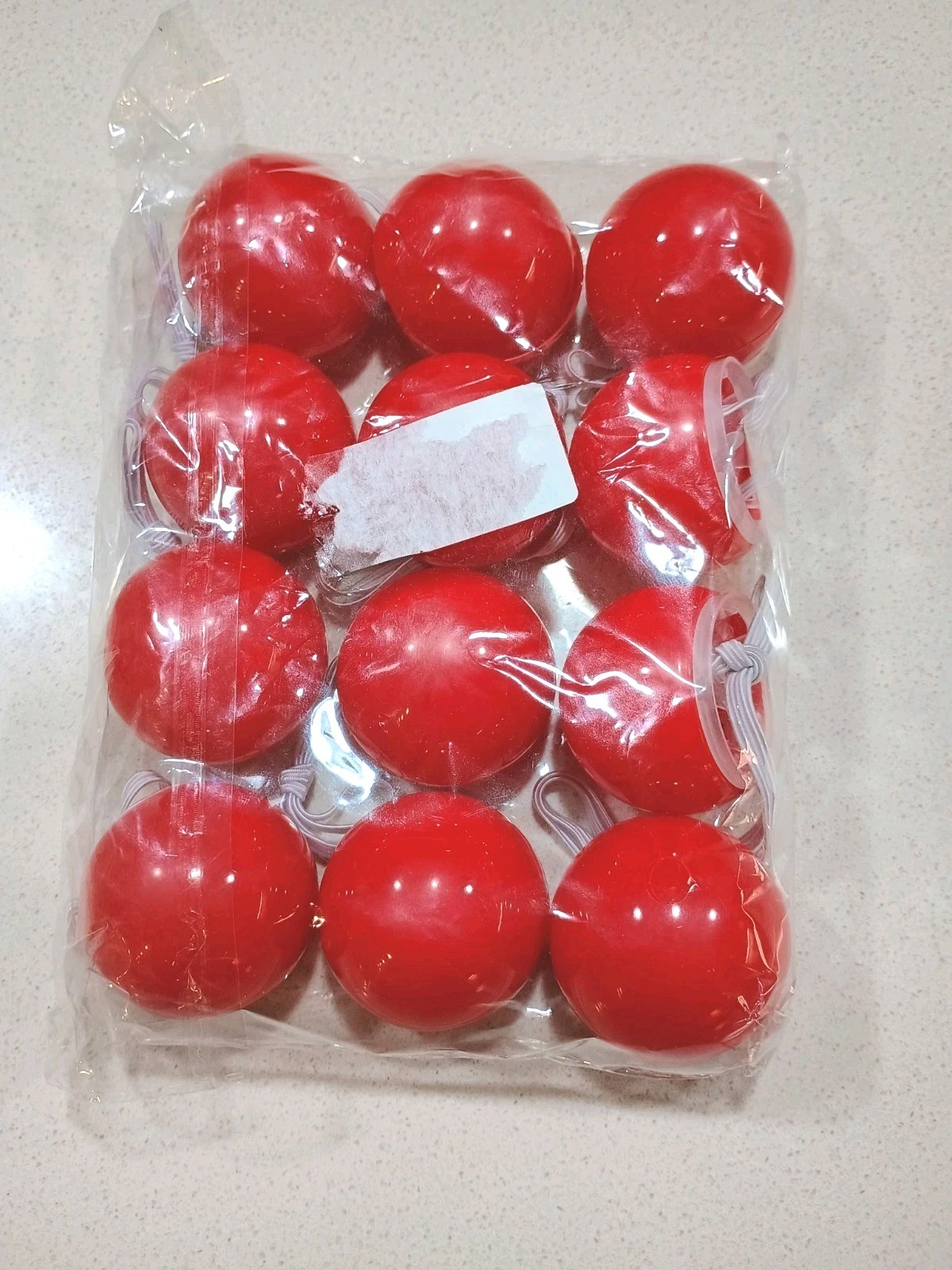 Christmas Holiday Party Novelty Red Nosed Reindeer Blinking Nose Pack 12
