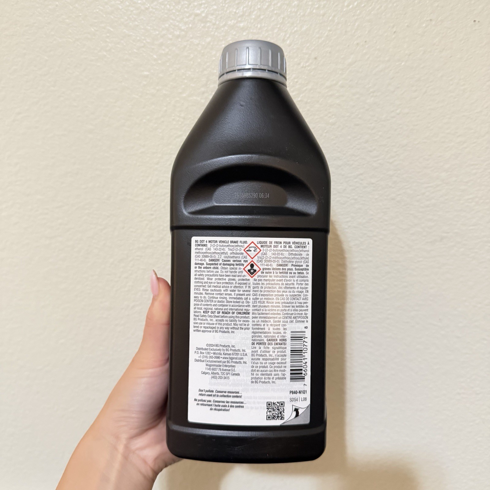 Pack of 3 | BG DOT 4 Brake Fluid 32 FL. OZ. | FREE SHIPPING