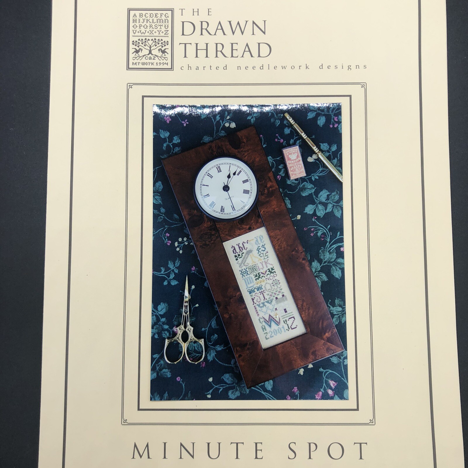 The Drawn Thread Minute Spot Sampler Needlework Stitch Pattern Only 2001