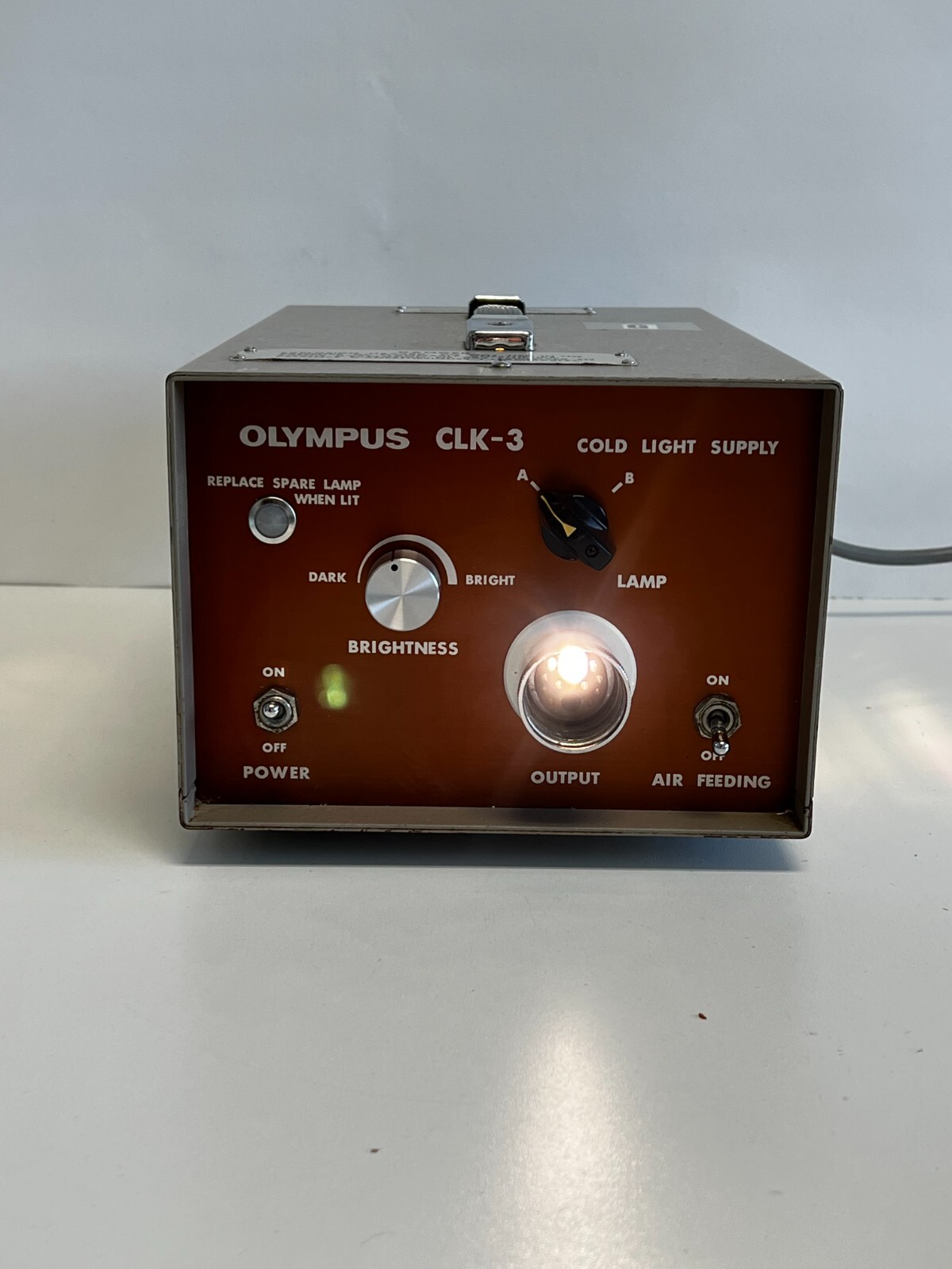 Olympus CLK-3 Cold Light Supply Source - Power Tested Only