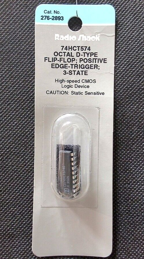 Archer / Radio Shack 276-2893 74HCT574 (Harris CD74HCT574E) Octal D Flip-Flop