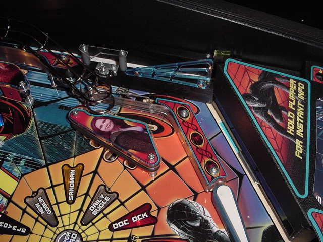 Stern Spiderman Pinball Web Plastics Custom Colors