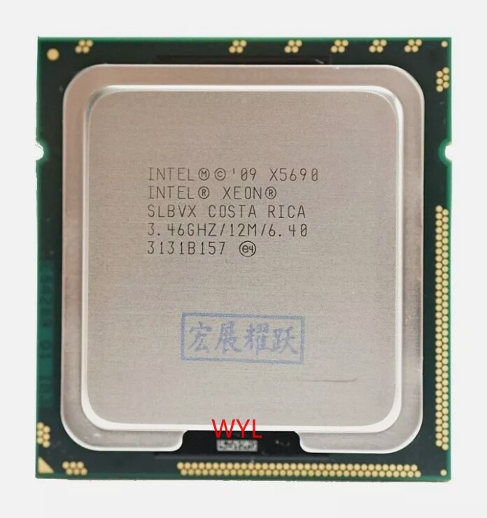 Intel Xeon X5690 3.46GHz 6 Core 6.4GT/s 12MB LGA1366 SLBVX CPU Processor