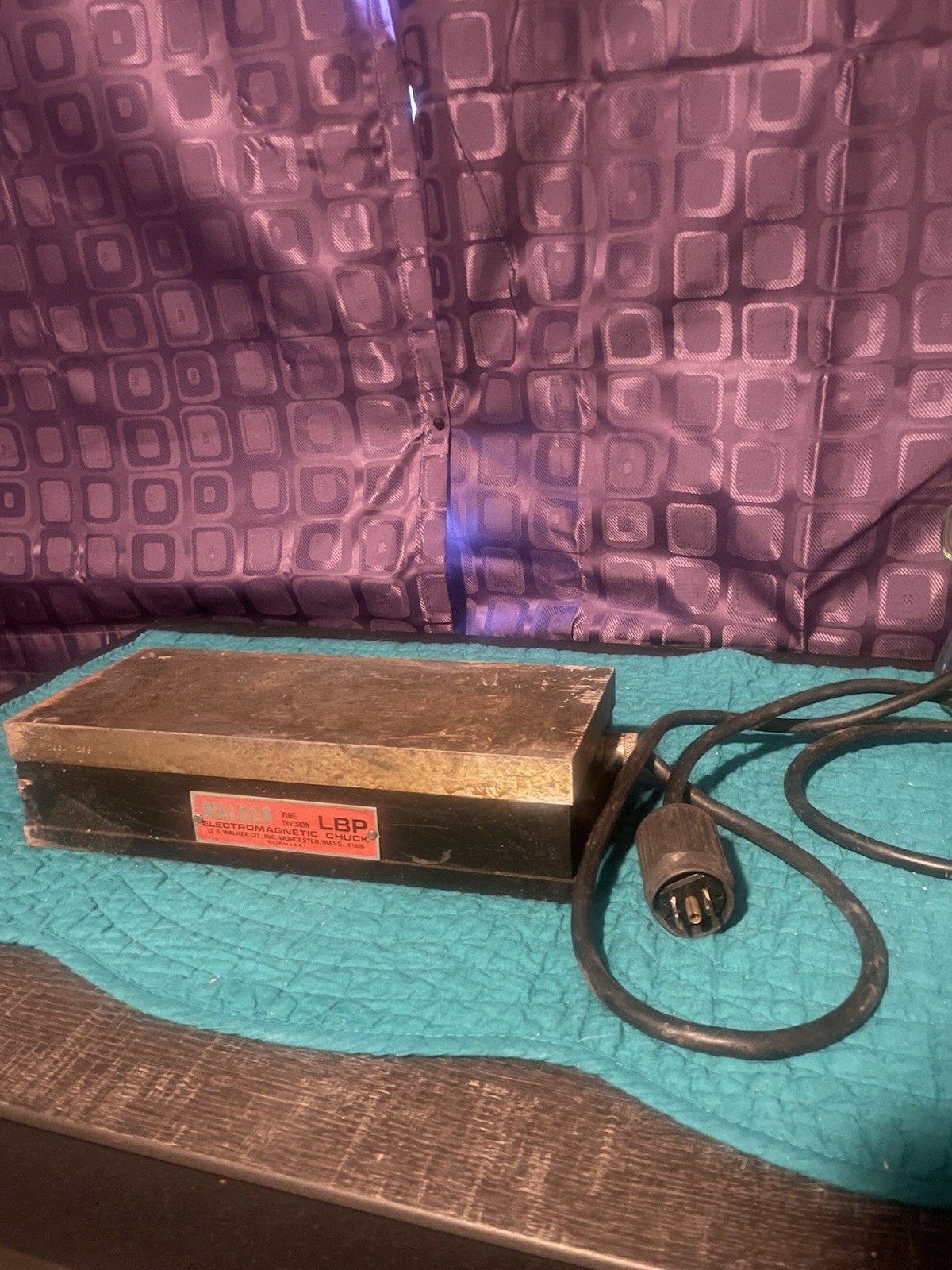 Walker LBP Electromagnetic Chuck For Grinding Or EDM
