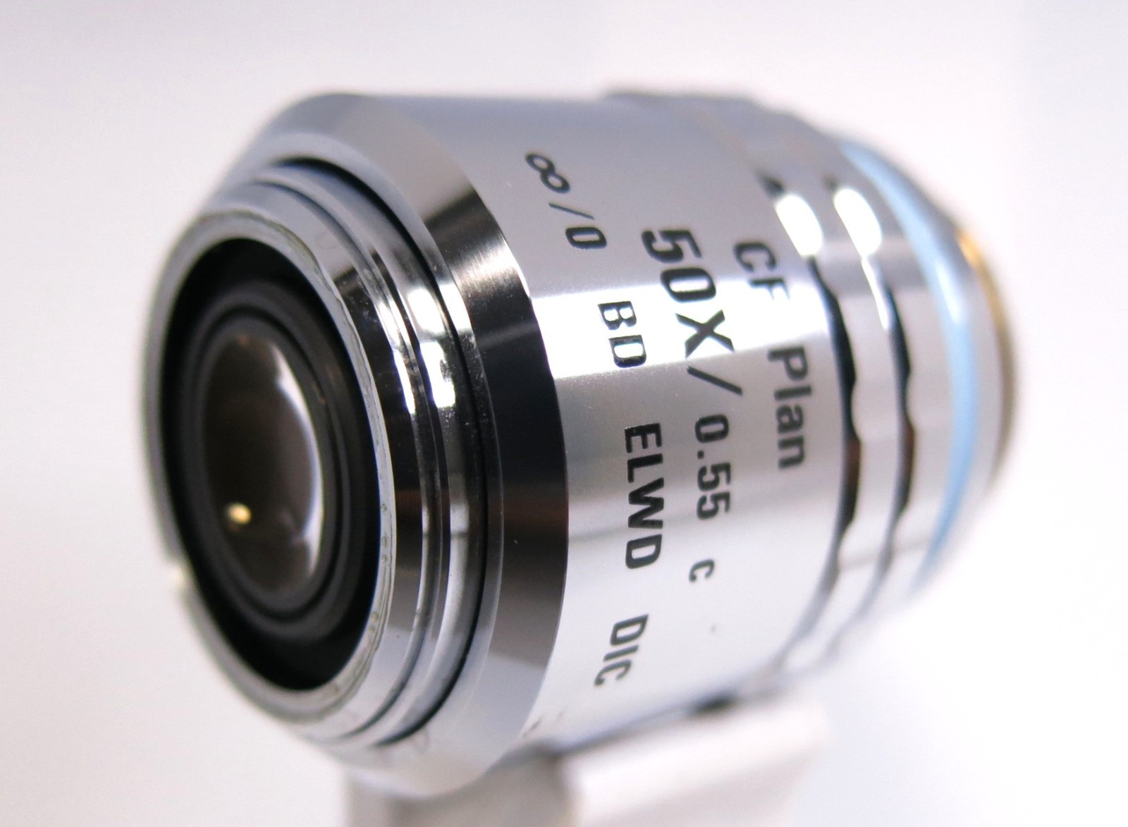 Nikon CF Plan 50x 0.55 c ∞/0 BD ELWD DIC WD 8.2 Microscope Objective