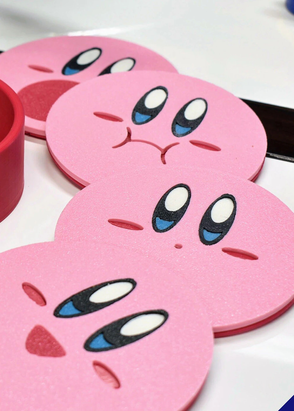 Kirby Coaster - Individual - 3D Printed