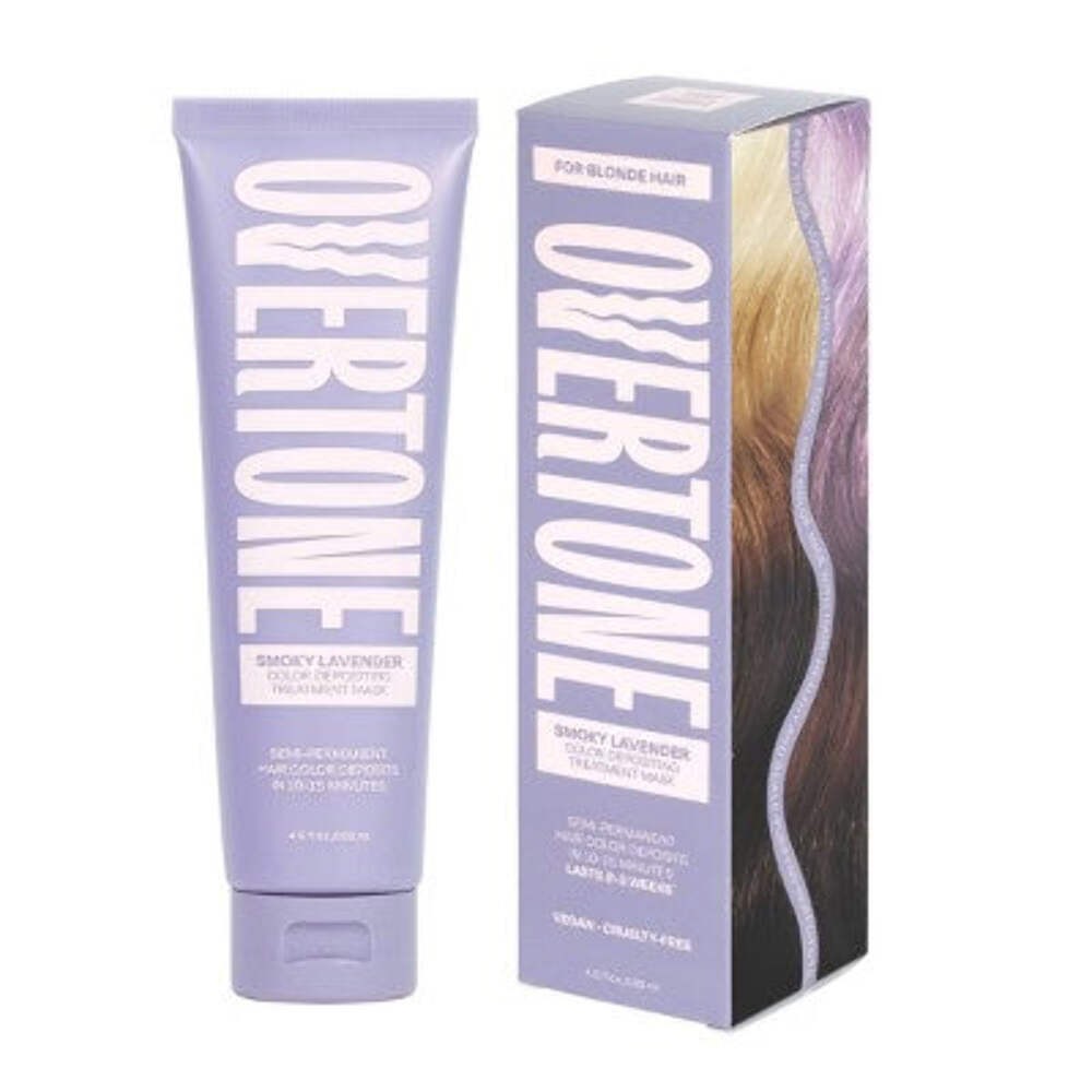 Overtone Smoky Lavender Hair Mask Semi-Permanent Hair Dye & Color Conditioner -