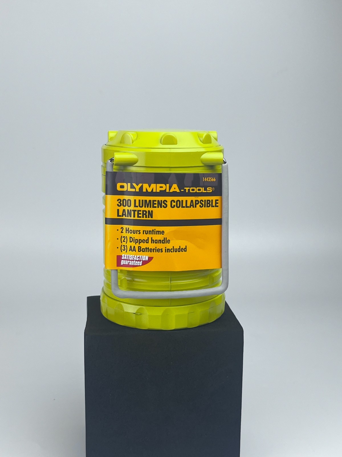 NEW Olympia 300 Lumens Collapsible Camping Lantern Yellow 1443566