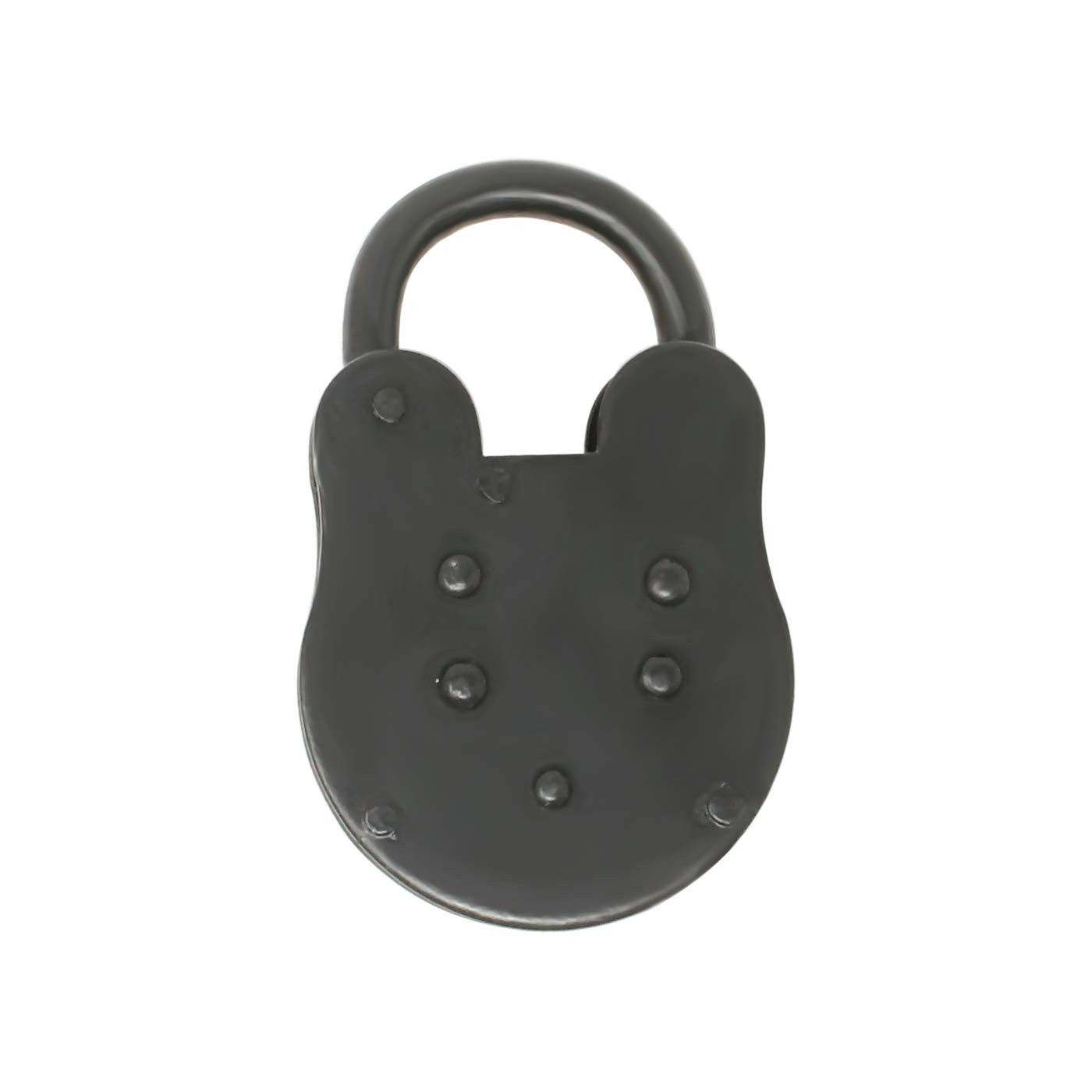 Nautical Cove Antique Solid Iron Lock with Skeleton Keys - Pirate Treasure Lo...