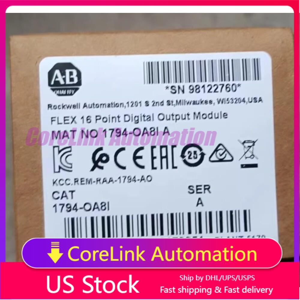 AB New Factory Sealed 1794-OA8I PLC Output Module AB 1794OA8I