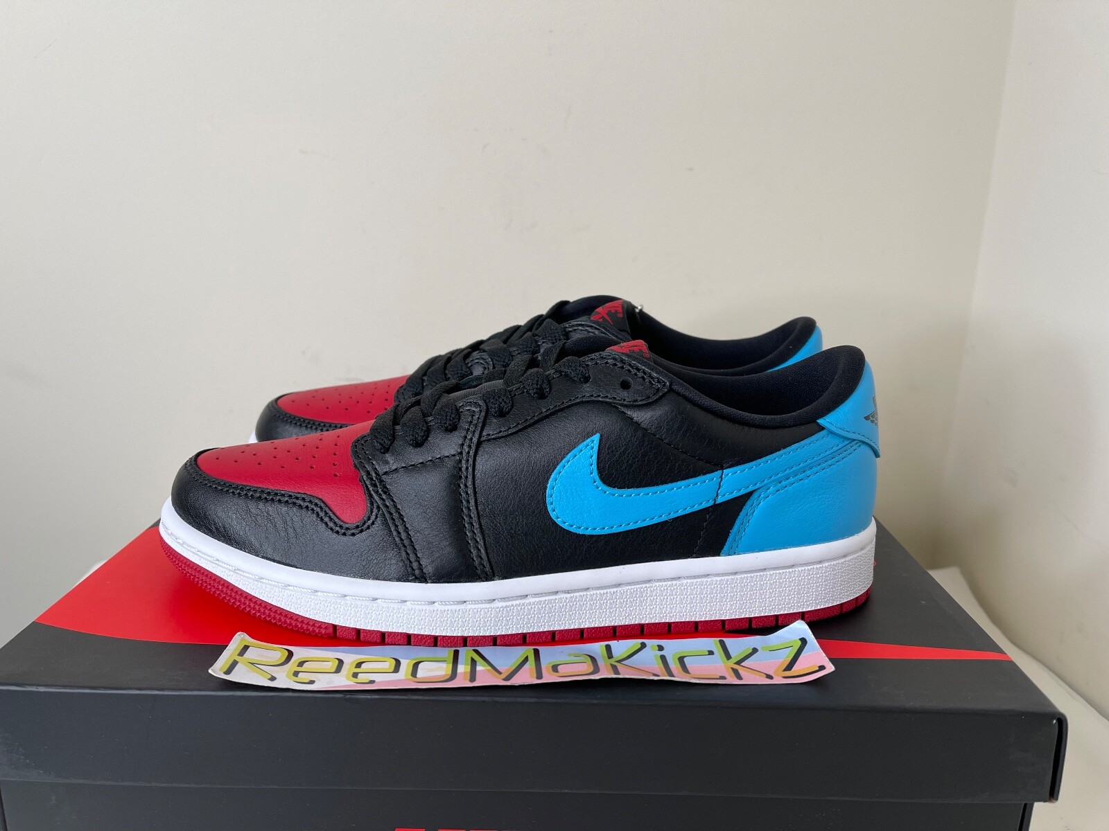 Nike Air Jordan 1 Retro Low OG UNC to Chicago Black Powder Blue Women CZ0775 046