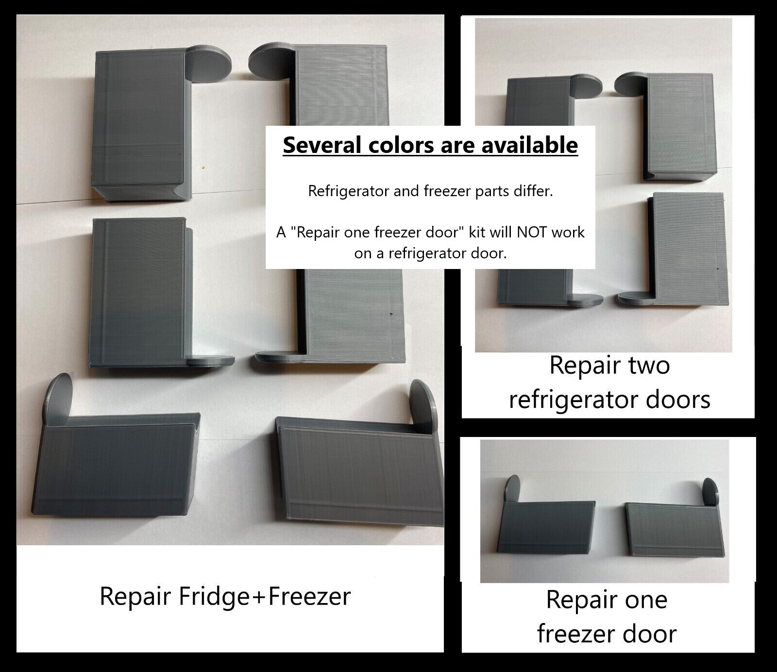 LG Refrigerator 3651JA2269Q Door Handle Repair Kit for LRFD25850ST, others