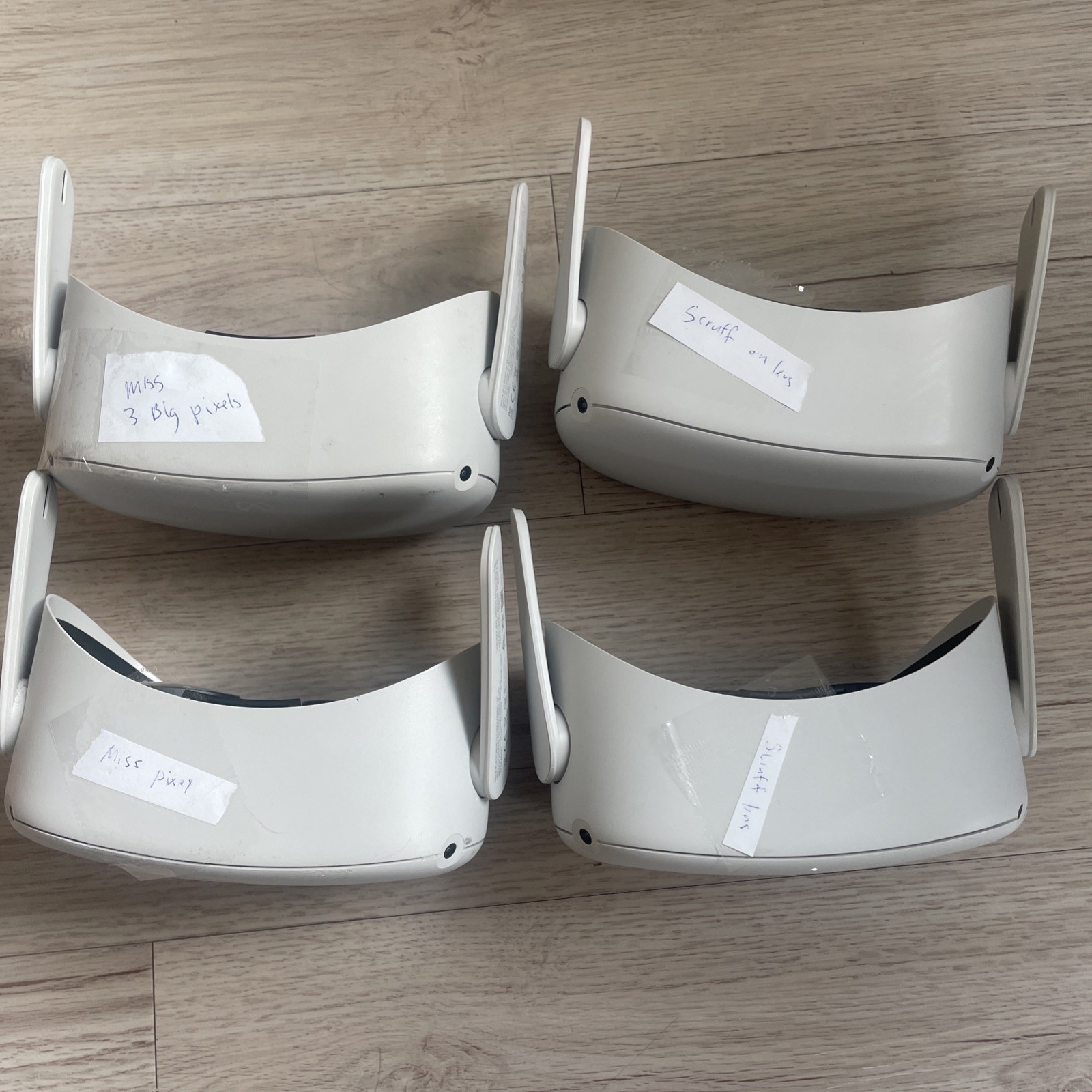 4 Meta Oculus Quest 2 Standalone VR Headset - All Works - Miss Pixel Scruff Lens