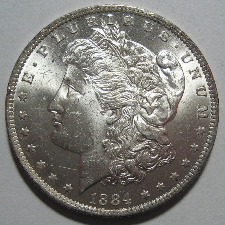 = 1884-O BU MORGAN Dollar, Nice Details & EYE Appeal, FREE Shipping