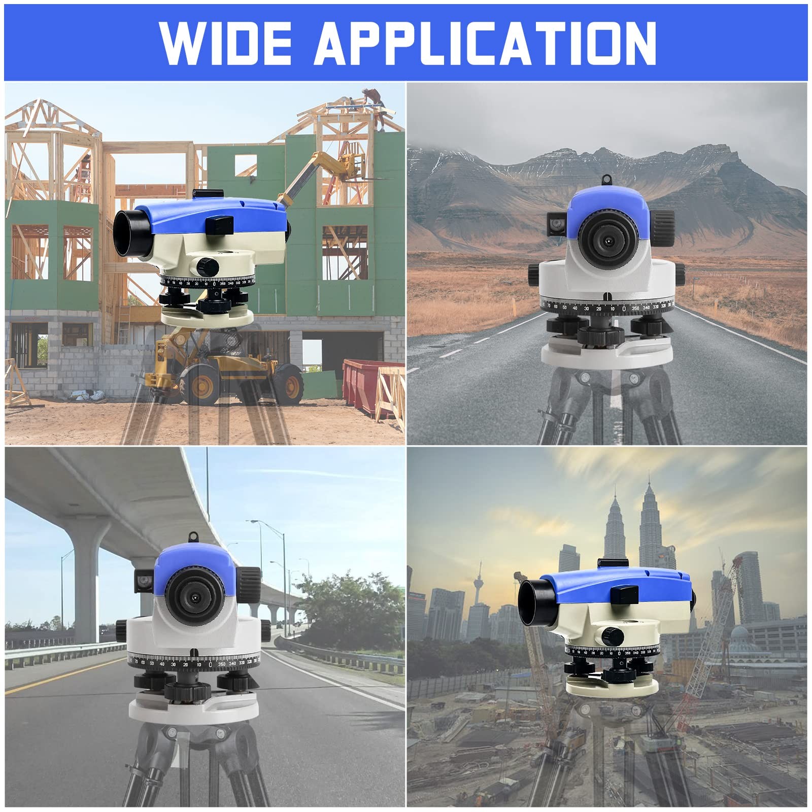 Automatic 32X Optical Transit Survey Auto Level High Precision Clear