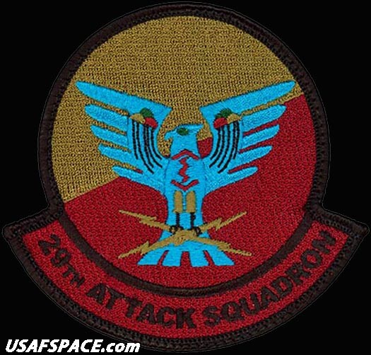 USAF 29th ATTACK SQUADRON - MQ-9 REAPER - Holloman AFB, NM - ORIGINAL VEL PATCH
