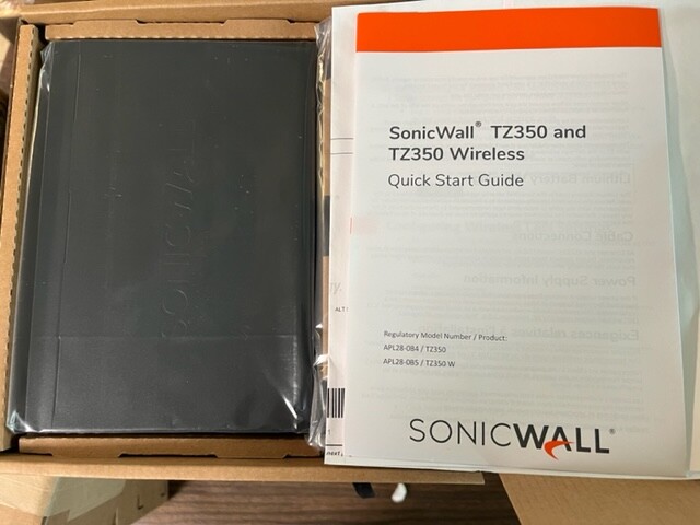 1 Brand New SONICWALL TZ350 02-SSC-1845 SECURE UPGRADE PLUS 2YR FREE 2 DAY AIR