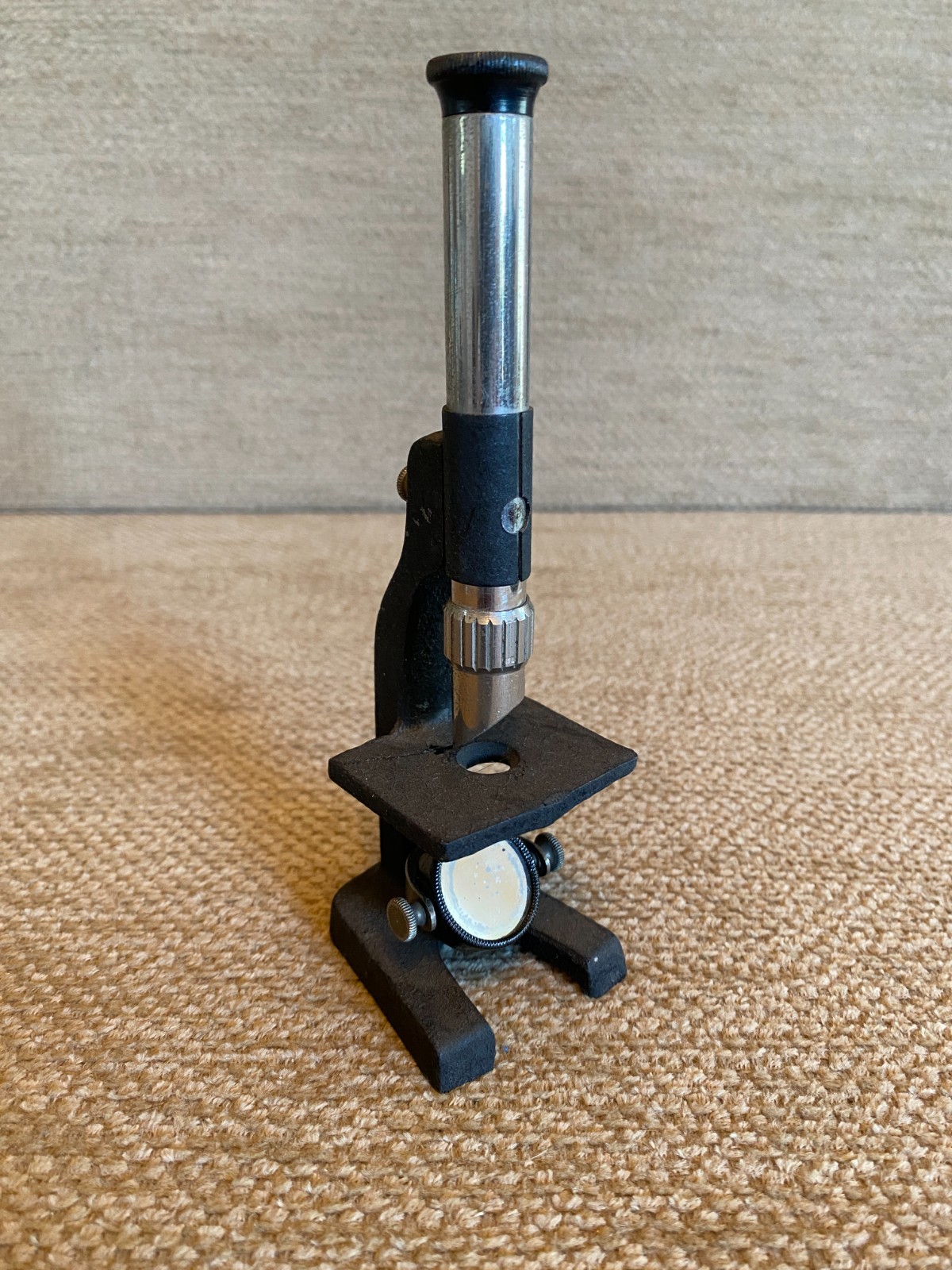 Small Vintage Monocular Pocket Microscope