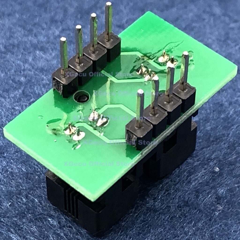 MSOP8 To DIP8 IC test socket adapter/converter for TL866II PLUS programmer