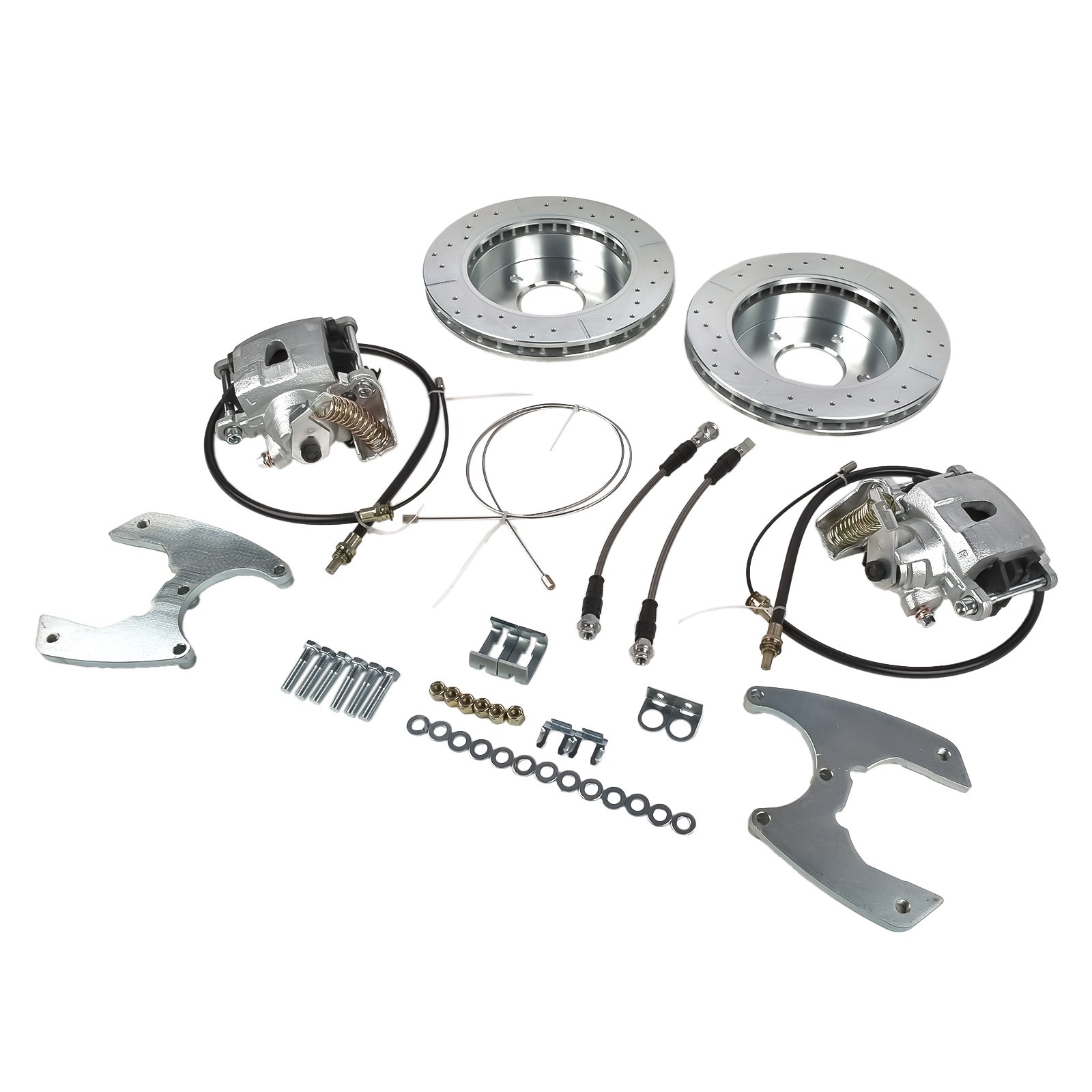 Fits For GM C 10 K10 10 12 Bolt Rear Axle End Disc Brake Conversion Kit 5 Lug