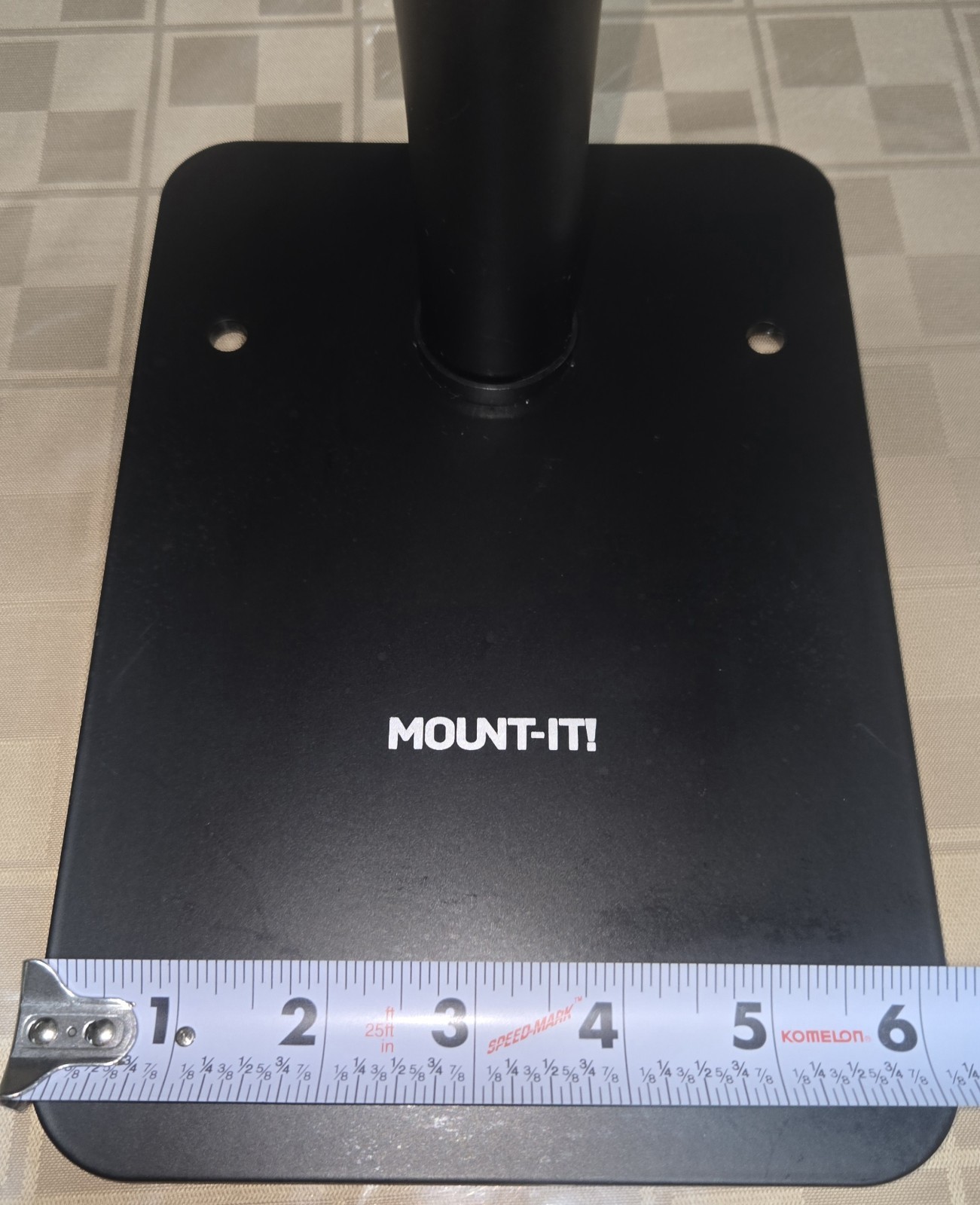 Mount-It! Anti-Theft Tablet Kiosk Countertop Stand | Universal Fit Black