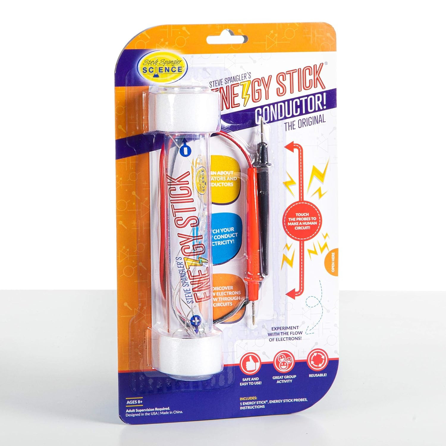 Steve Spangler Science Energy Stick Conductor - Experiments for Kids - Learn abo