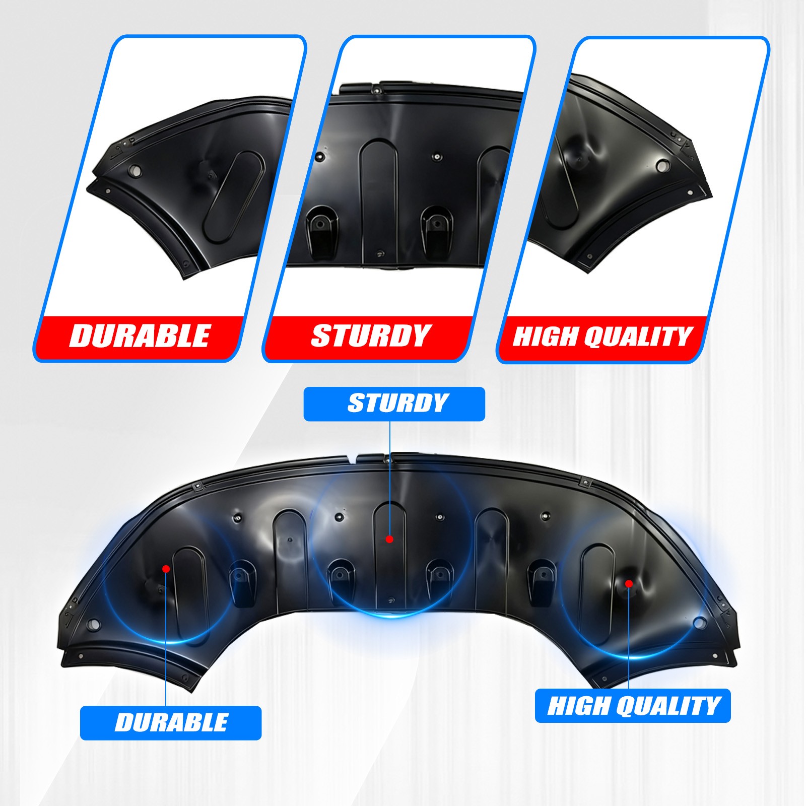 Front Engine Splash Shield Under Cover For 2015-2017 Hyundai Sonata HY1228185
