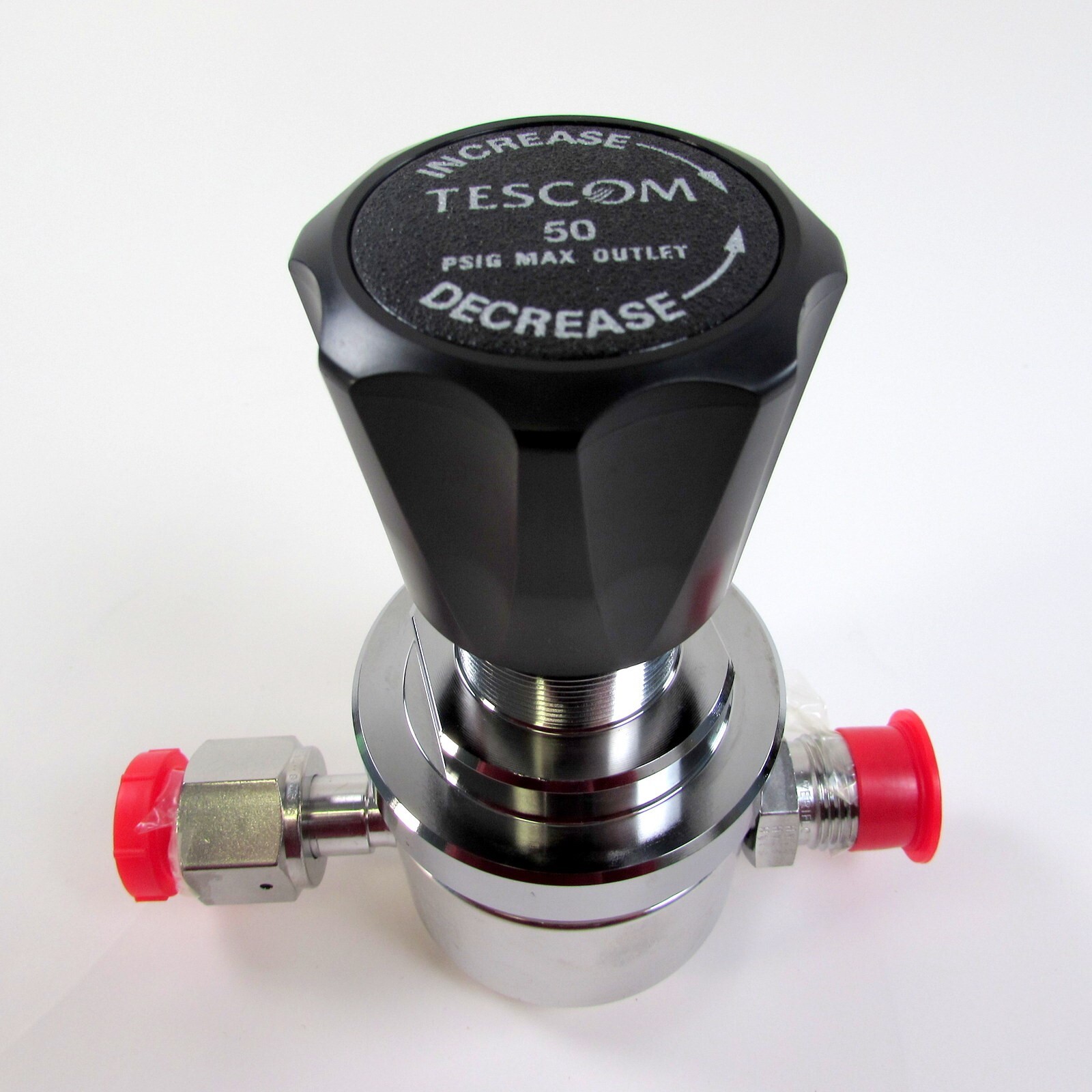 NEW Tescom 44-3261HRV2-360 Single Stage Gas Regulator Inlet:500psi 316SS