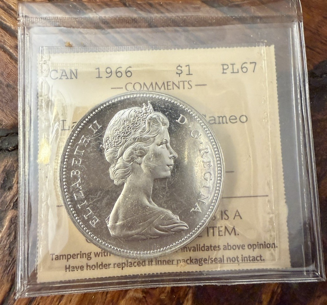 1966 PL-67 Cameo Silver Dollar Coin ICCS