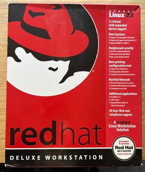 Red Hat Linux 7.1 Deluxe Workstation, 2.4 Kernel - Open Box
