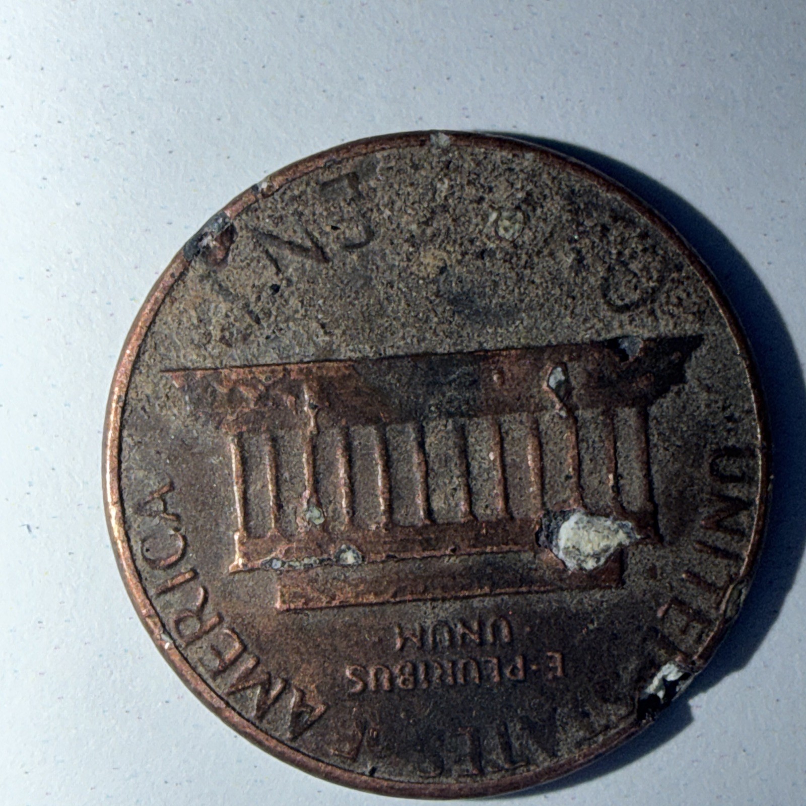 1984-D Lincoln Cent With Strike Error, Repunched Mint Mark