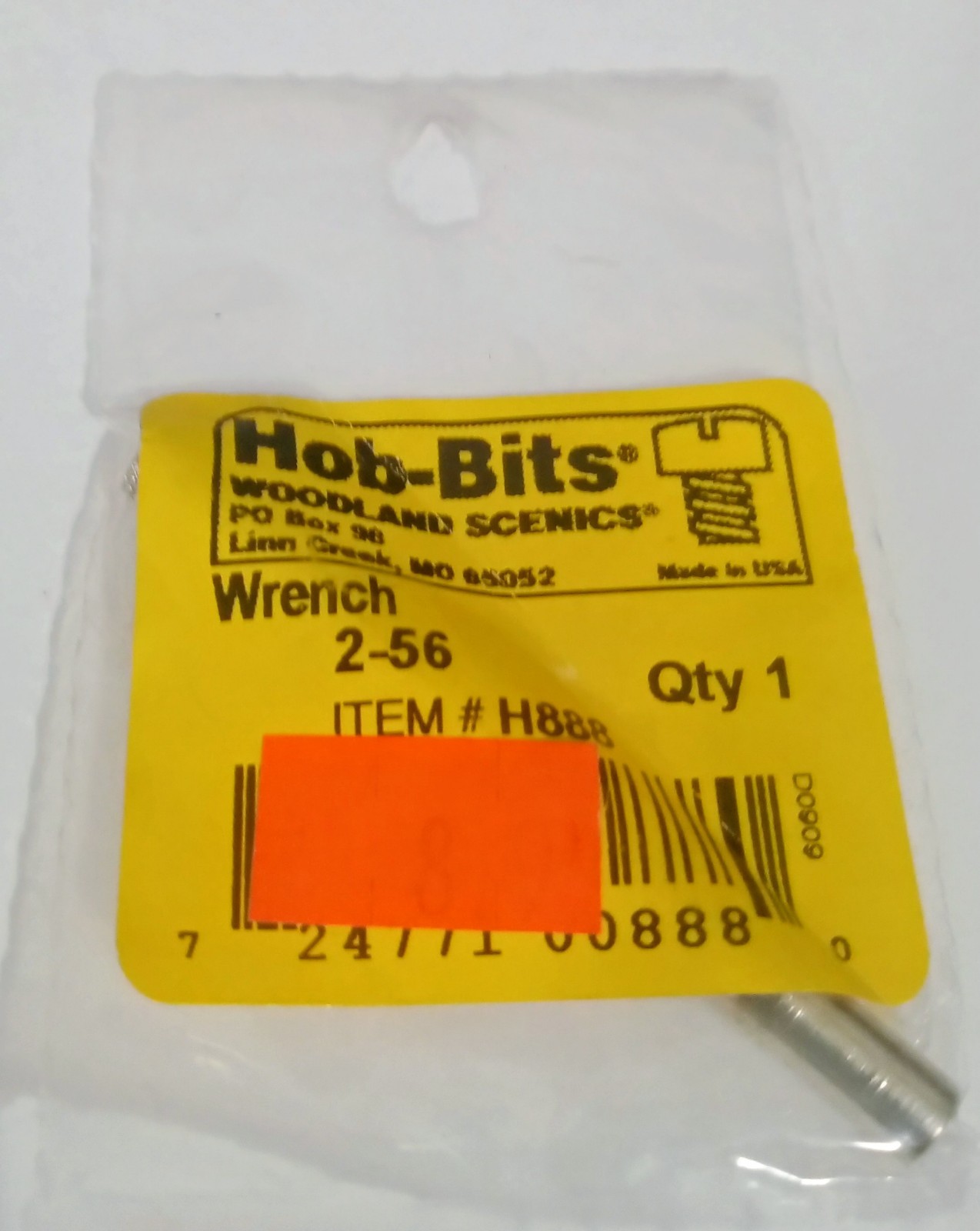 Hob-Bits H888 #2-56 Hobby Wrench (1) pc - NOS