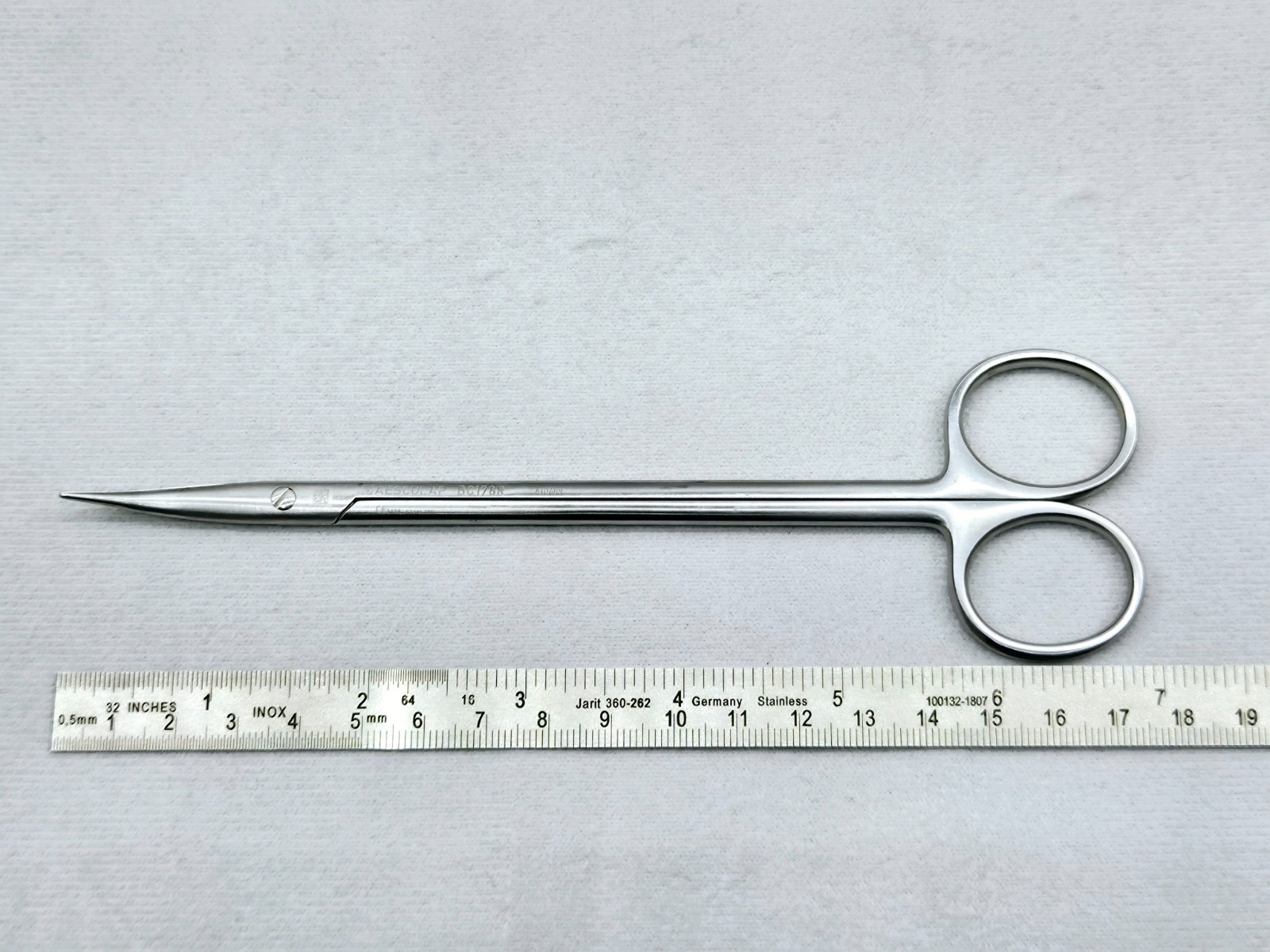 Aesculap BC178R Potts Tenotomy Scissors, Curved, 6 7/8"