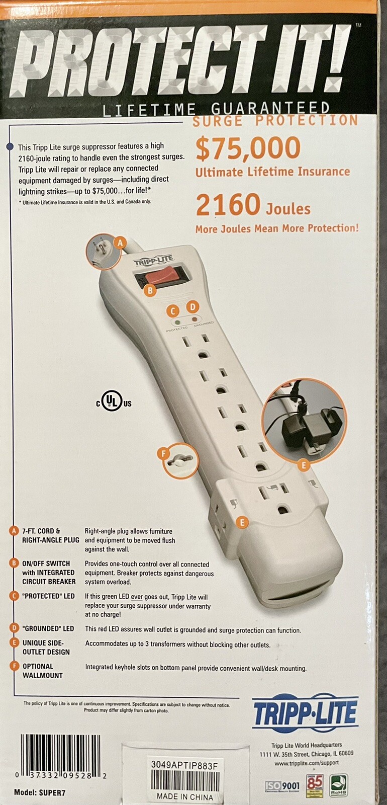 Tripp Lite Super7 7-outlet