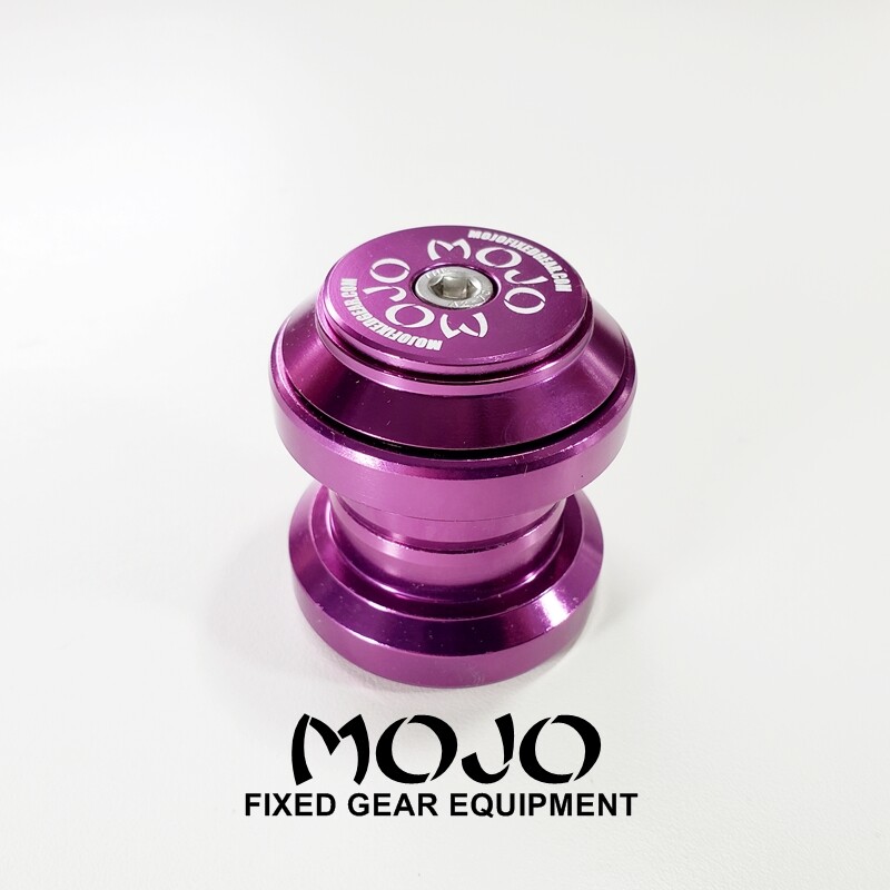 MOJO Fixed Gear Threadless Headset 30mm/34mm/1-1/8"  PURPLE