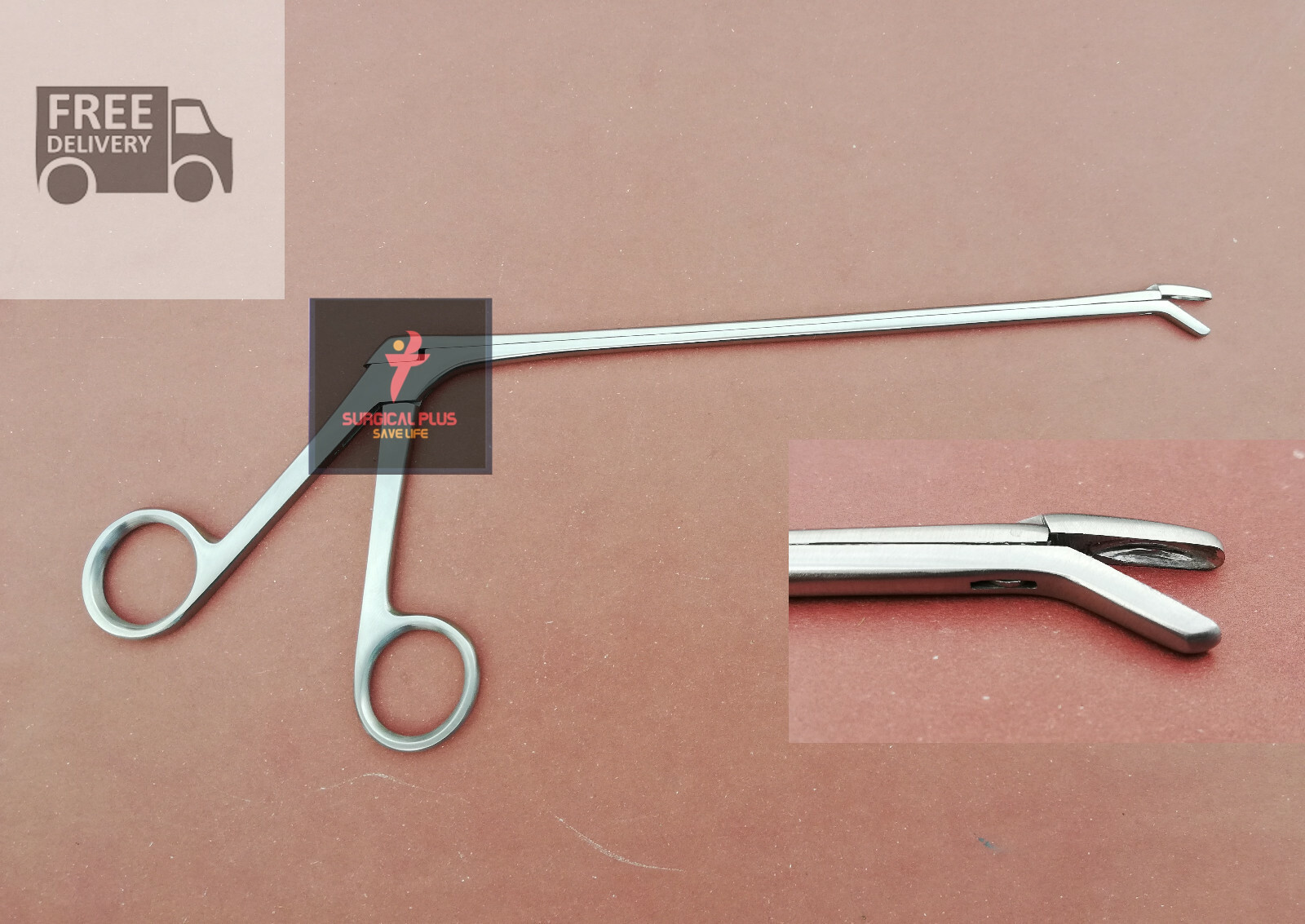 Spine Cushing Pituitary Rongeur 2X10mm 8" DOWN Free Internation Shipping