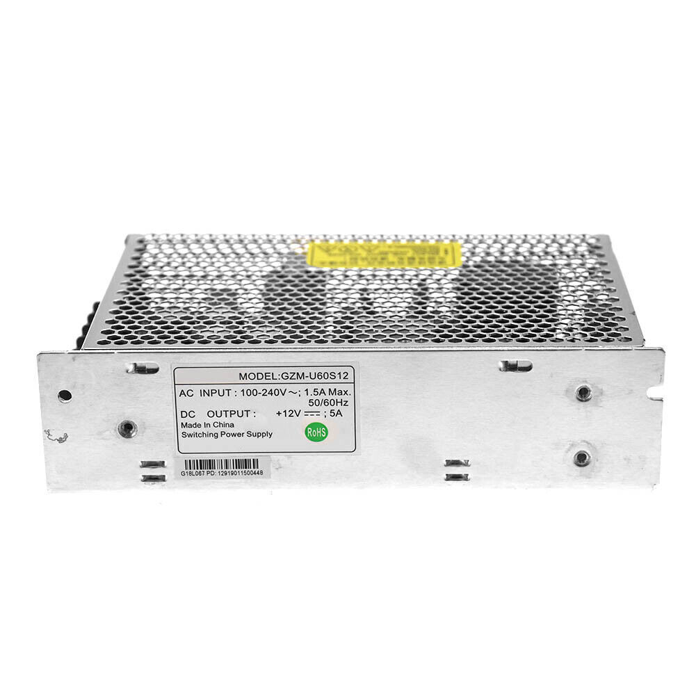 60W GZM-U60S12 Monitor Switching Power Supply 160x98x40mm AC100-240V DC12V 5A