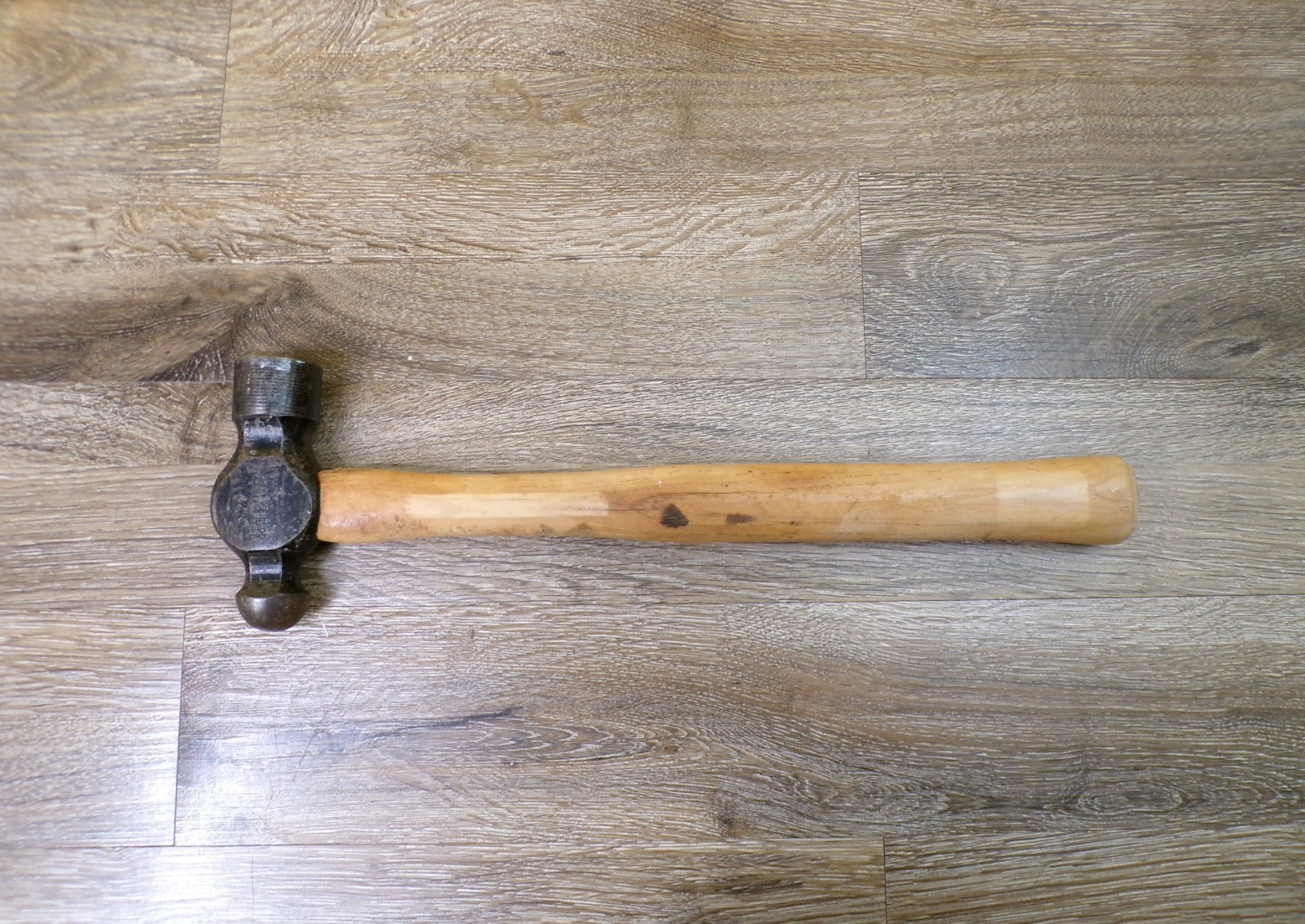 Ball Peen Hammer Wood Handle 15.5" Long - Solid!