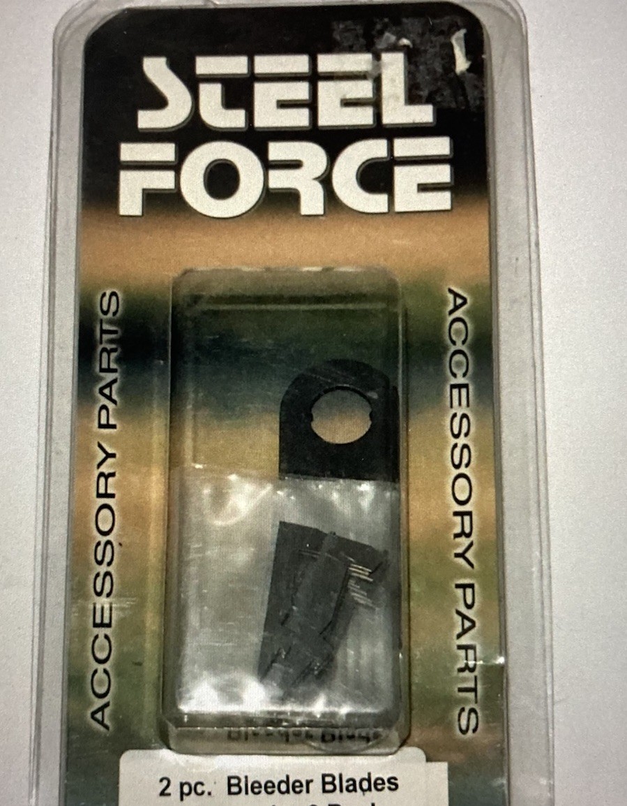 Steel Force Broadheads .015" Replacement 16 Bleeder Blade Set with Wrench