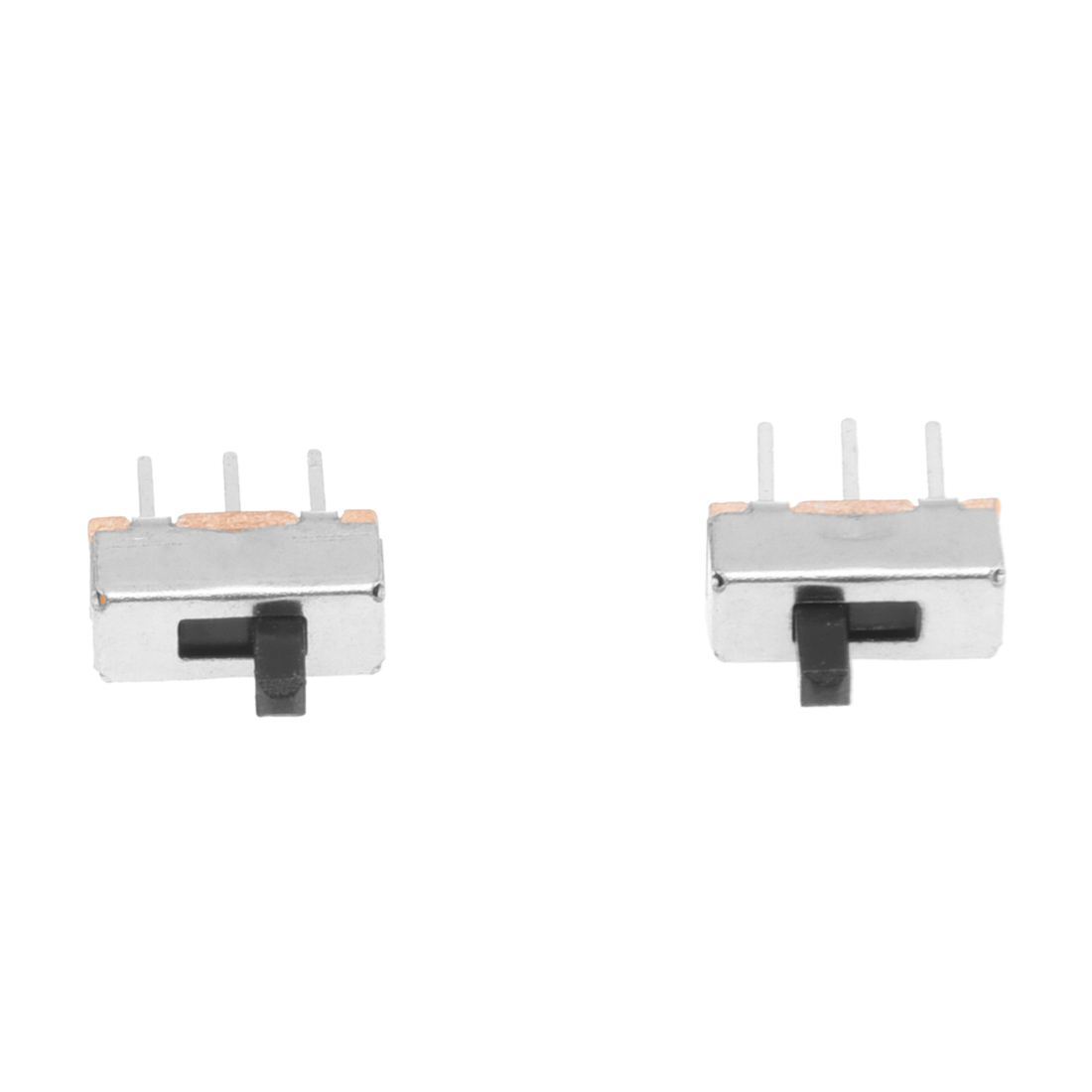 50x SPDT 3-Pin Vertical Slide Switch Mini PCB Circuit Mount Solder Tiny Small DC