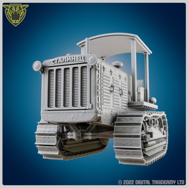 Stalinets 65 Artillery Tractor - Bolt Action FOW - Tabletop Gaming Model