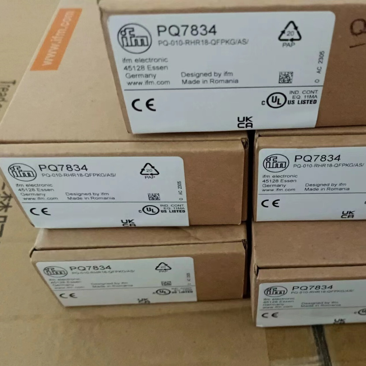 New In Box IFM PQ7834 Pressure Sensor
