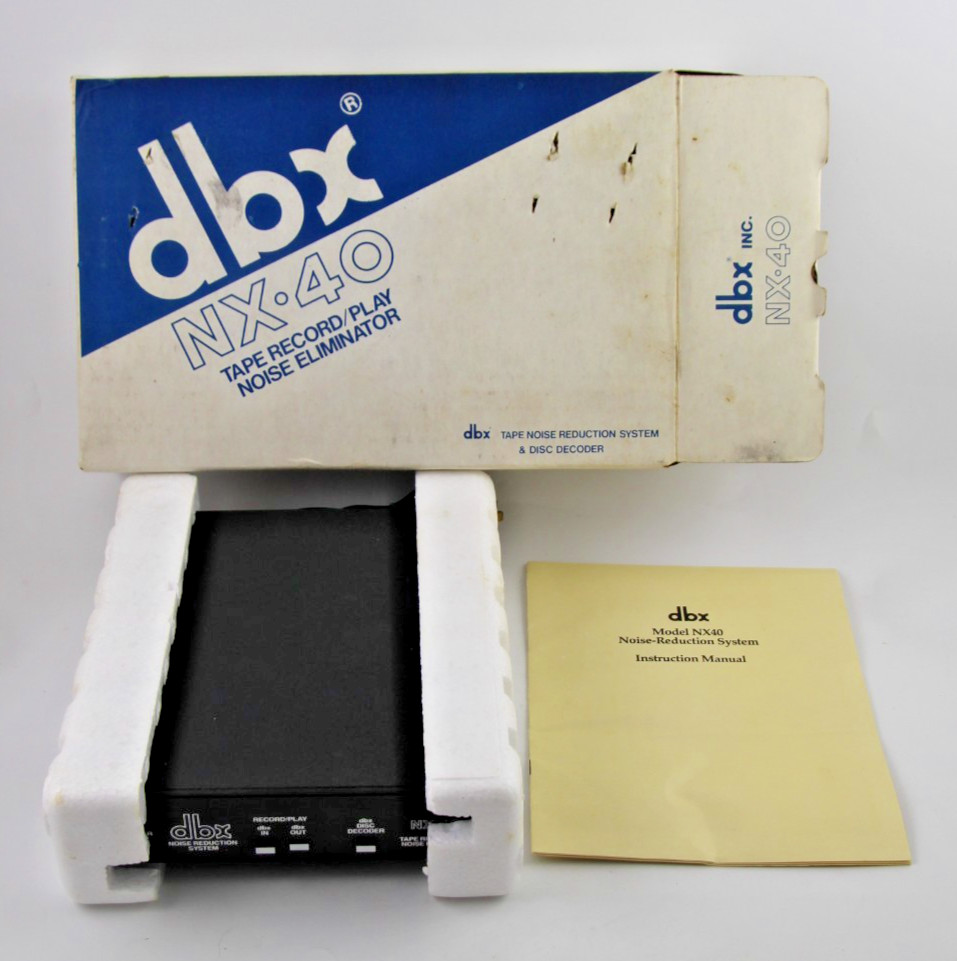 DBX NX-40 Tape Record/Play Noise Eliminator & dbx disc decoder