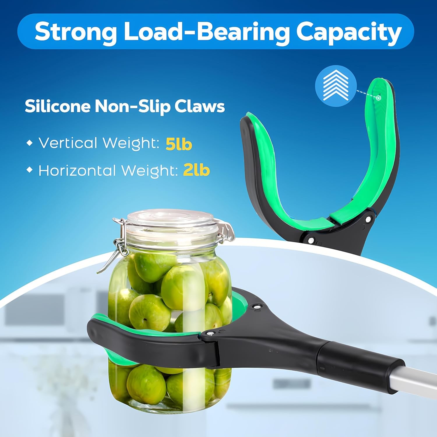 Grabber Reacher Tool 32 Inch Extra Long Foldable for Seniors