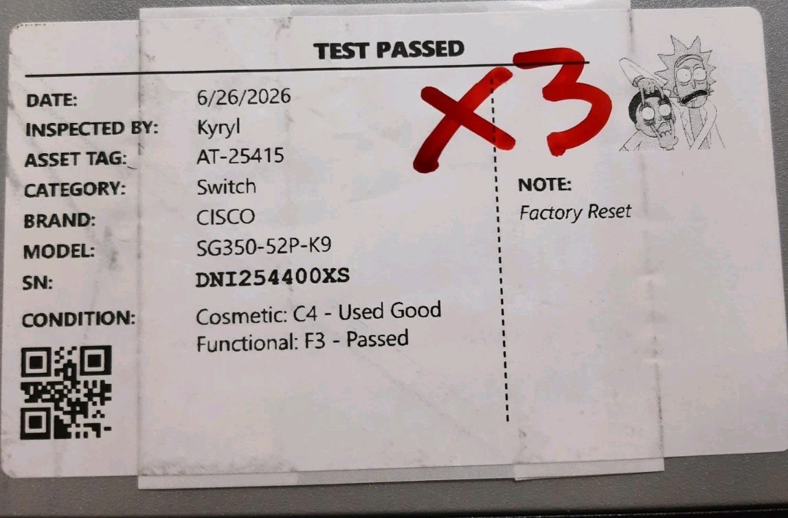 Cisco SG350-52P-K9 52 Port PoE Stackable Managed Switch
