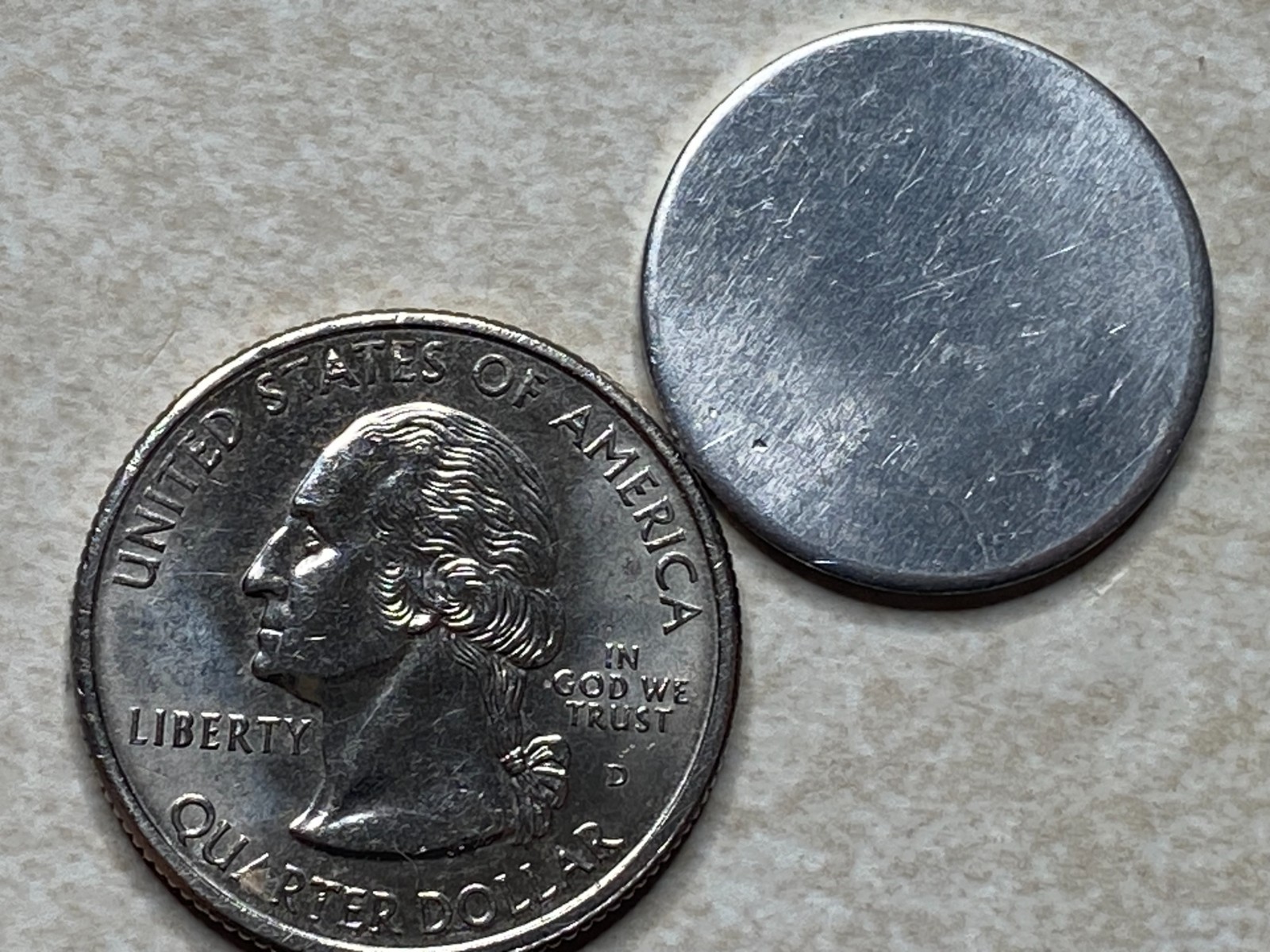T9195 Soft Drinks & Pool, Unknown Anillo Restrike Arcade Token