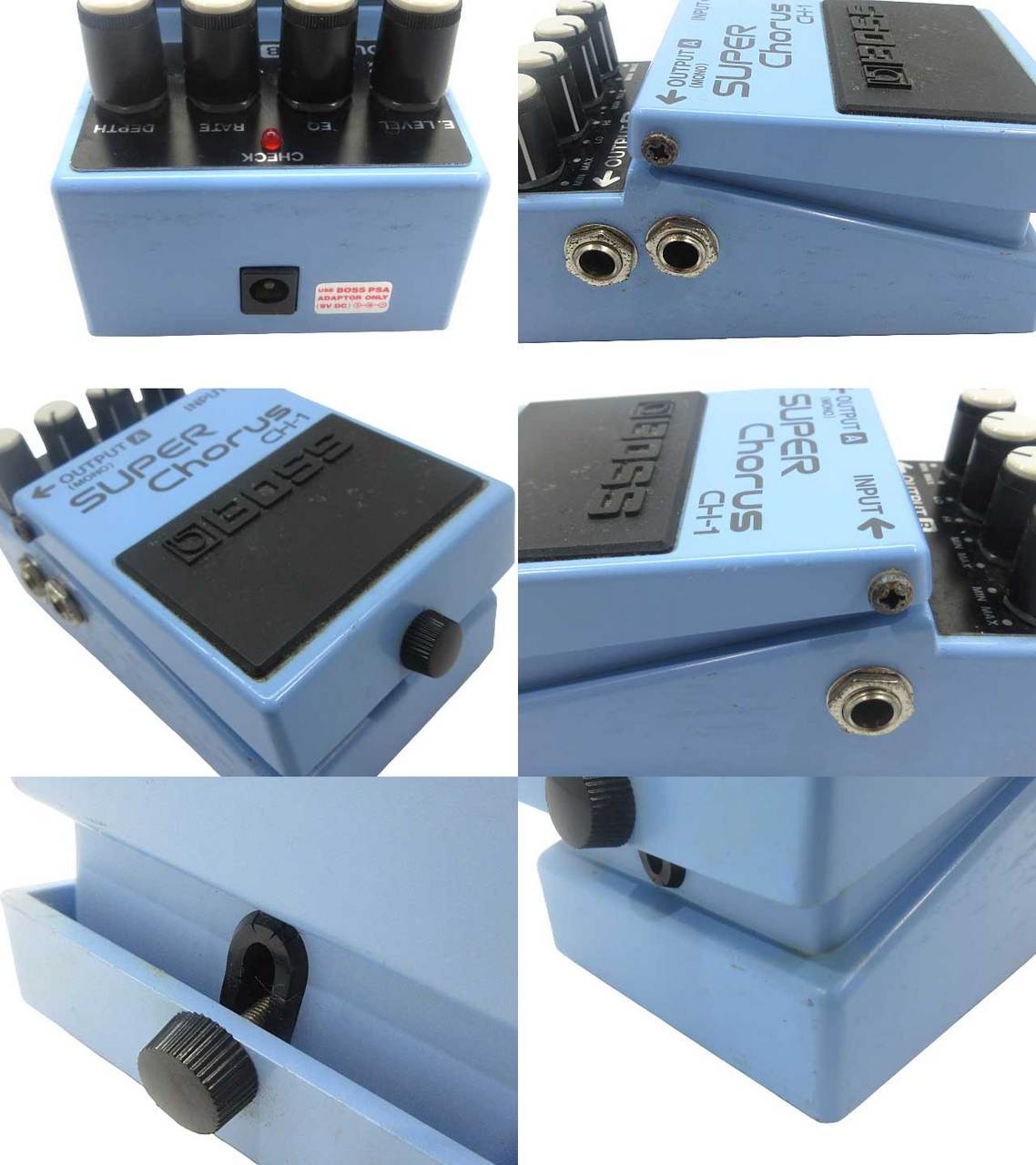 BOSS CH-1 Super Chorus Guitar Effects Pedal Clear Natural Sound Used