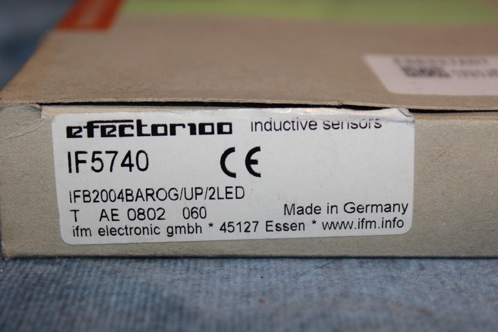 IFM IFB2004BAROG/UP/2LED IF5740 Efector Inductive Proximity Switch Sensor
