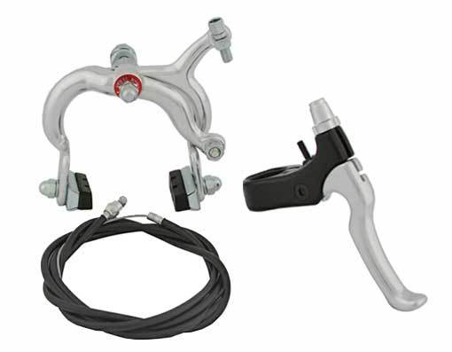 730 Rear Alloy Brake Set Chrome. beach cruiser brake mountain bike brake 113504